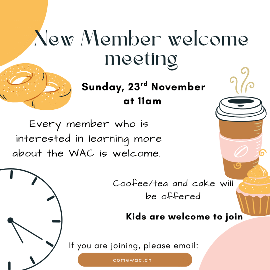 New member meeting